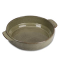 Round&Square Glaze Stoneware Oven Baking Dish Plate Set w/ Handle