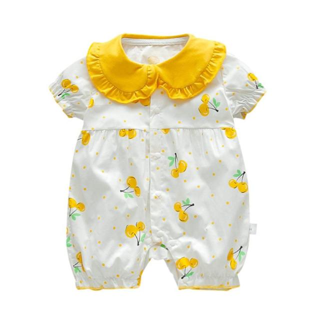 Summer Boys And Girls Fashion Ha Cloth Newborn Baby Climbing Clothes Brands Baby Girl Romper Infant Costume Jumpsuit