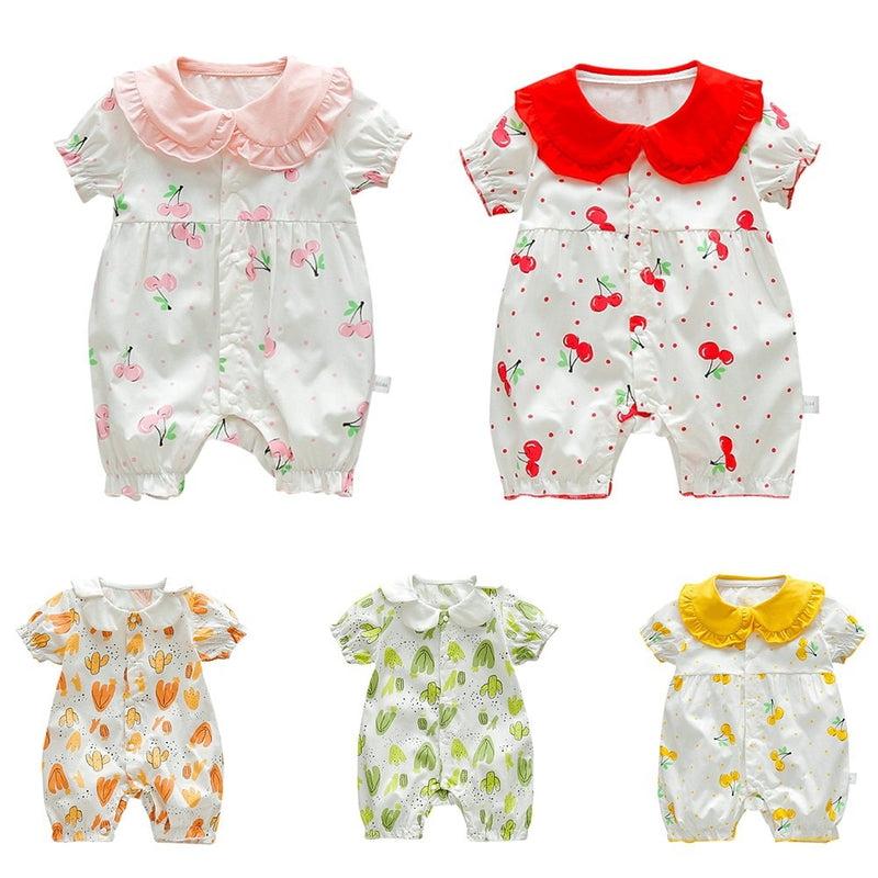 Summer Boys And Girls Fashion Ha Cloth Newborn Baby Climbing Clothes Brands Baby Girl Romper Infant Costume Jumpsuit