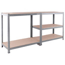 Heavy Duty Steel 71'' 5 Level Garage Shelf Metal Storage Adjustable Shelves Unit