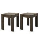 Set of 2 European Style End Coffee Table Nightstand Bedroom Living Room