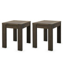 Set of 2 European Style End Coffee Table Nightstand Bedroom Living Room