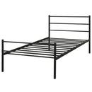 Twin Size Metal Bed Frame Platform Mattress Foundation W/Headboard HW65776