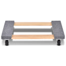 30''x 18'' Furniture Dolly Moving Carrier Mover Handle Casters 1000lbs Capacity
