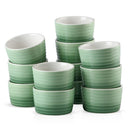 6/12-Piece 300ML Porcelain Souffle Cup Bake Plate Set Souffle Cup