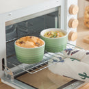 6/12-Piece 300ML Porcelain Souffle Cup Bake Plate Set Souffle Cup