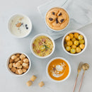 6/12-Piece 300ML Porcelain Souffle Cup Bake Plate Set Souffle Cup