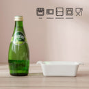 4/8-Piece 305ML Ceramic White Porcelain Bake Plate Pans Set