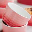 6/12-Piece 300ML Porcelain Cake Bake Dishes Souffle Cup Set