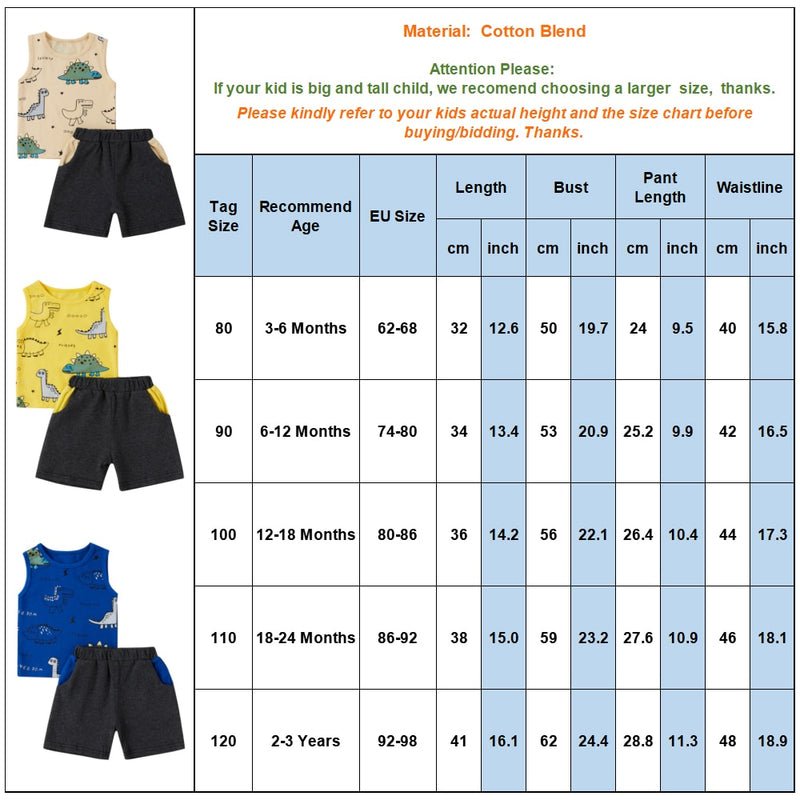 Summer Kids Infant Clothing Sets Baby Boby Toddler Boys Clothes Football Basketball Sports Vest T-shrits Shorts Tracksuit D30