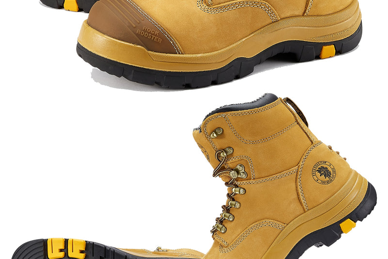 Men Work Safety Shoes WinterShoes Steel Toe  Boots Casual Genuine Leather Ankle Boots