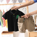 Summer Baby Boys Casual Tops+Shorts Children'S Short Sleeve Blouse T-shirt Children's Clothing