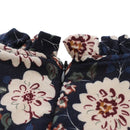 Baby Girls Winter Dress Coats Princess Fur Vest with Long Sleeve Floral Fleece Dress