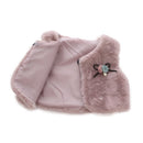 Baby Girls Winter Dress Coats Princess Fur Vest with Long Sleeve Floral Fleece Dress