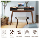 Computer Desk Writing Table w/ Drawers Laptop PC Workstation Home Walnut/Oak