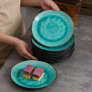 Aqua 4/8/12 Pieces Pottery Stoneware Vintage Ceramic Green