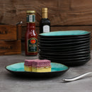 Aqua 4/8/12 Pieces Pottery Stoneware Vintage Ceramic Green