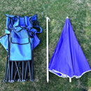 Portable Folding Picnic Double Chair W/Umbrella Table Cooler Beach Camping Chair Outdoor Furniture OP70621
