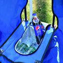 Portable Folding Picnic Double Chair W/Umbrella Table Cooler Beach Camping Chair Outdoor Furniture OP70621
