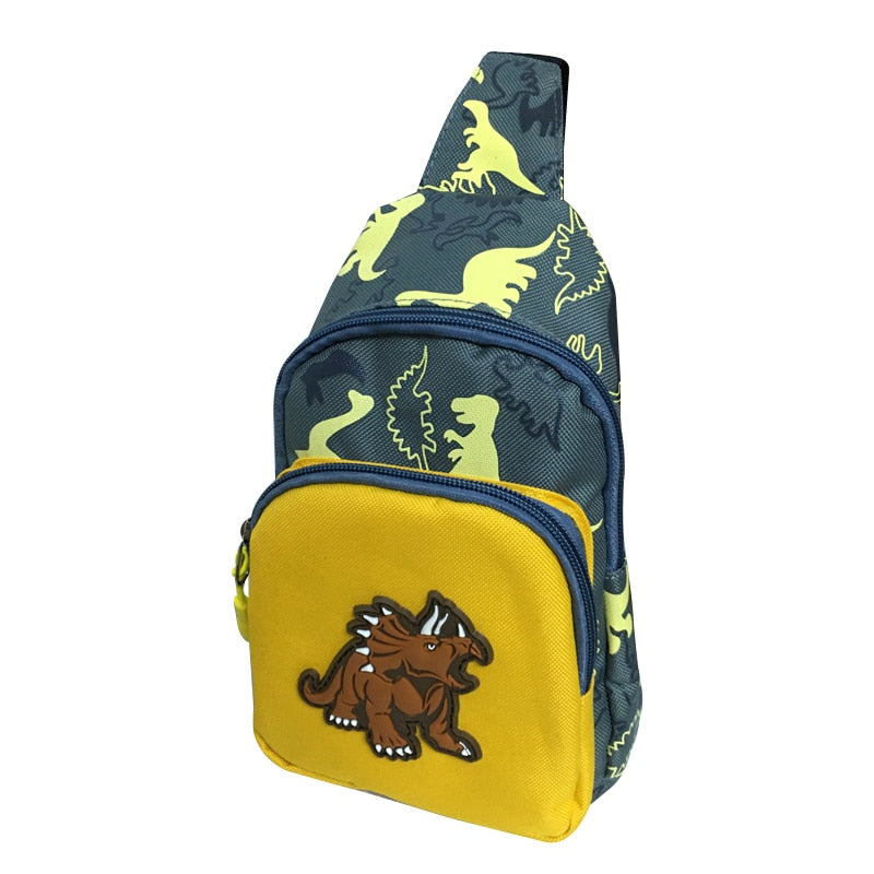 Toddler Baby Girls Boys Kids Waist Bag Handbag Belt Chest Hip Cartoon Dinosaur Crossbody Bag New Arrival