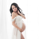 Sexy Maternity Dresses For Photo Shoot Chiffon Pregnancy Dress Maxi Gown Dresses For Pregnant Women Clothes
