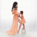 Sexy Maternity Dresses For Photo Shoot Chiffon Pregnancy Dress Maxi Gown Dresses For Pregnant Women Clothes