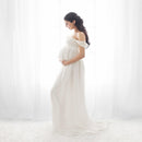 Sexy Maternity Dresses For Photo Shoot Chiffon Pregnancy Dress Maxi Gown Dresses For Pregnant Women Clothes