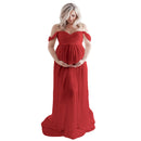 Sexy Maternity Dresses For Photo Shoot Chiffon Pregnancy Dress Maxi Gown Dresses For Pregnant Women Clothes