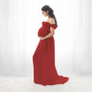 Sexy Maternity Dresses For Photo Shoot Chiffon Pregnancy Dress Maxi Gown Dresses For Pregnant Women Clothes