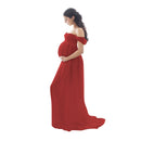 Sexy Maternity Dresses For Photo Shoot Chiffon Pregnancy Dress Maxi Gown Dresses For Pregnant Women Clothes