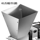 Electric Grain Mill, Stainless Steel 2-Roller Barley Crusher, Homebrews Beer Brewing Grain Crusher