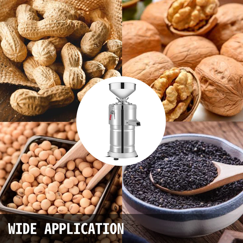Electric Peanut Butter Machine 15000g/h Stainless Steel Commercial Grinder Sesame Walnut Nuts