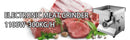 Electric Meat Grinder Mincer Machine 1100W Commercial 300KG/H Sausage Stuffer Maker