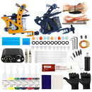 Tattoo Machines Gun With Ink Power Supply Tattoo Grips  Body Art Tools Complete Tattoo Set