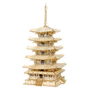 Robotime Rolife 275pcs DIY 3D Five-storied Pagoda Wooden Puzzle Game