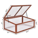 Garden Portable Wooden Green House Cold Frame Raised Plants Bed Protection GT3567