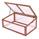 Garden Portable Wooden Green House Cold Frame Raised Plants Bed Protection GT3567