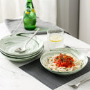 4-piece Ins Hot Pattern Handpainted Porcelain Ceramic Plate Set