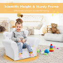 Kids Sofa Armrest Chair Couch Children Toddler Birthday Gift w/ Ottoman HW54194