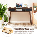 Computer Desk Writing Table w/ Drawers Laptop PC Workstation Home Walnut/Oak