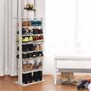 Wooden Shoes Storage Stand 7 Tiers Big Shoe Rack Organizer Multi-Shoe Rack New   Home Furniture HW57381