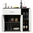 Buffet Sideboard Cabinet Console Table Storage Unit Entryway Furniture W/Shelf HW63876