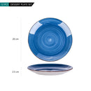4/8/12-Pieces Porcelain Dessert Plate in Vintage Look Ceramic Plate