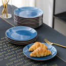 4/8/12-Pieces Porcelain Dessert Plate in Vintage Look Ceramic Plate