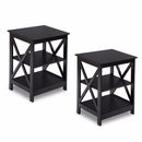 3-Tier Nightstand End Table Storage Display Shelf Living Room Furni New Home Furniture 2*HW58944