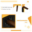 Convertible Futon Sofa Bed Adjustable Couch Sleeper w/ Wood Legs HW66380