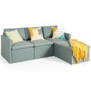 Convertible Sectional Sofa L-Shaped Couch w/Reversible Chaise HW67558