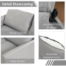 Convertible Sectional Sofa L-Shaped Couch w/Reversible Chaise HW67558