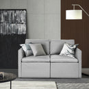 Convertible Sectional Sofa L-Shaped Couch w/Reversible Chaise HW67558