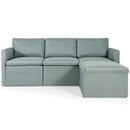 Convertible Sectional Sofa L-Shaped Couch w/Reversible Chaise HW67558